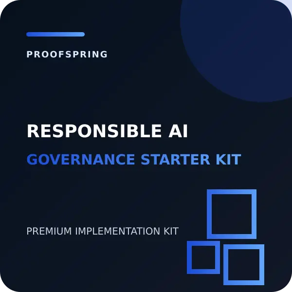 Responsible AI Policy and Governance Starter Kit product cover