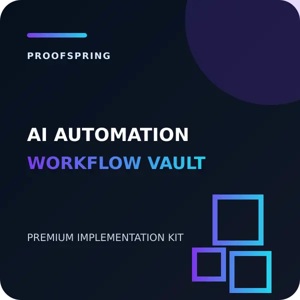Small Business AI Automation Workflow Vault product cover